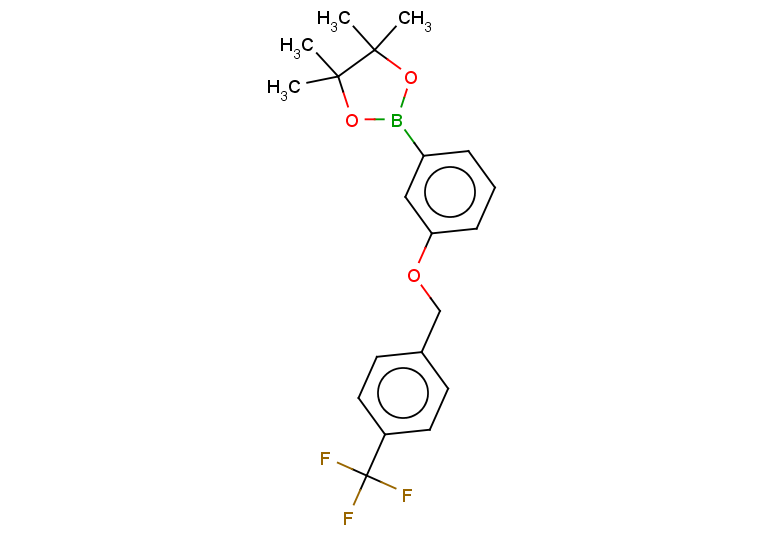 4,4,5,5-tetramethyl-2-(3-{[4-(trifluoromethyl)phenyl]methoxy}phenyl)-1,3,2-dioxaborolane