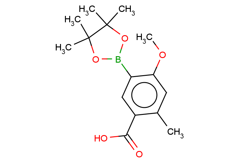 4-methoxy-2-methyl-5-(4,4,5,5-tetramethyl-1,3,2-dioxaborolan-2-yl)benzoic acid