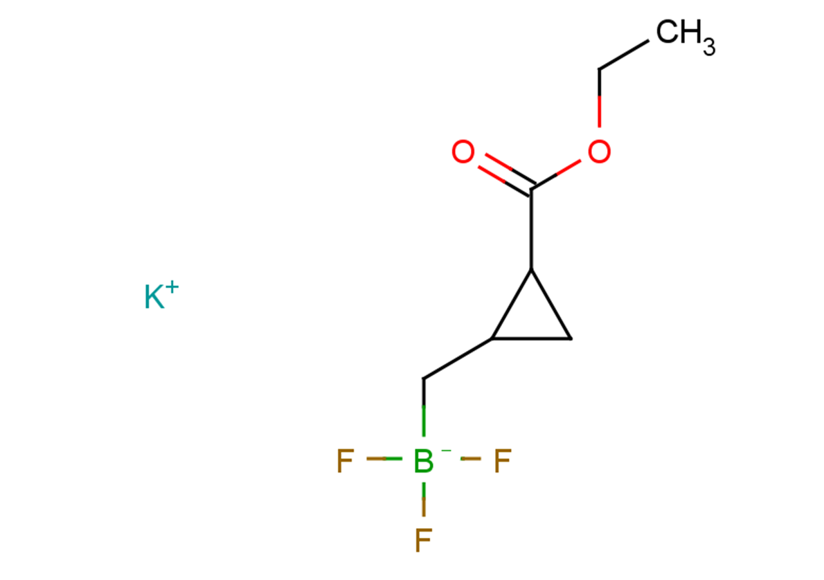 potassium {[2-(ethoxycarbonyl)cyclopropyl]methyl}trifluoroboranuide, Mixture of diastereomers