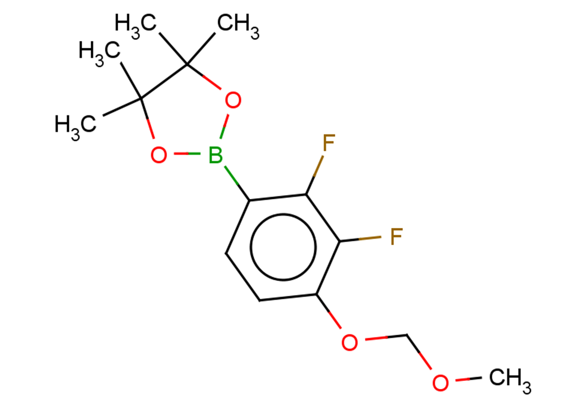 2-[2,3-difluoro-4-(methoxymethoxy)phenyl]-4,4,5,5-tetramethyl-1,3,2-dioxaborolane