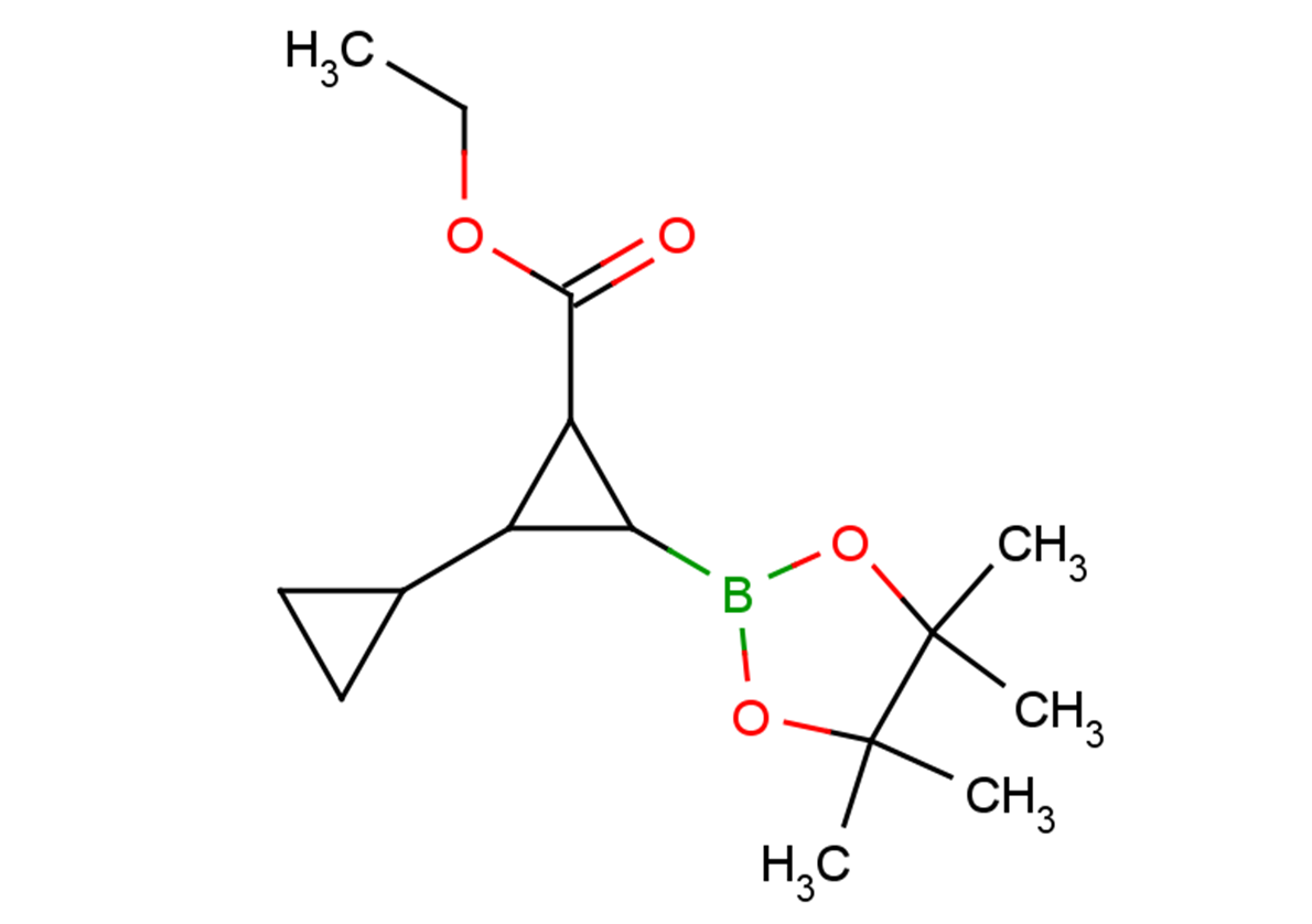ethyl 2-cyclopropyl-3-(tetramethyl-1,3,2-dioxaborolan-2-yl)cyclopropane-1-carboxylate, Mixture of diastereomers