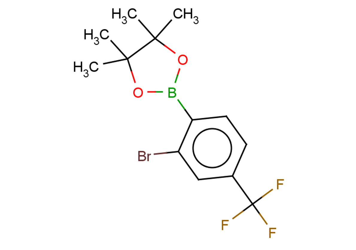 2-[2-bromo-4-(trifluoromethyl)phenyl]-4,4,5,5-tetramethyl-1,3,2-dioxaborolane