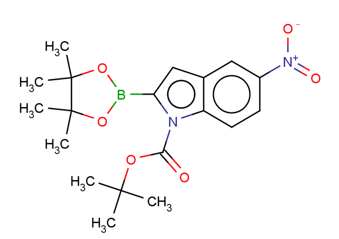 tert-butyl 5-nitro-2-(4,4,5,5-tetramethyl-1,3,2-dioxaborolan-2-yl)-1H-indole-1-carboxylate