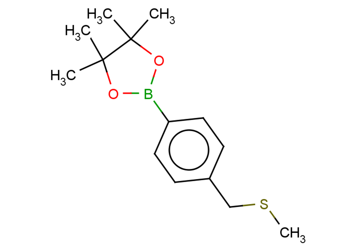 4,4,5,5-tetramethyl-2-{4-[(methylsulfanyl)methyl]phenyl}-1,3,2-dioxaborolane