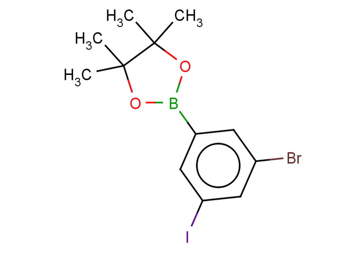 2-(3-bromo-5-iodophenyl)-4,4,5,5-tetramethyl-1,3,2-dioxaborolane