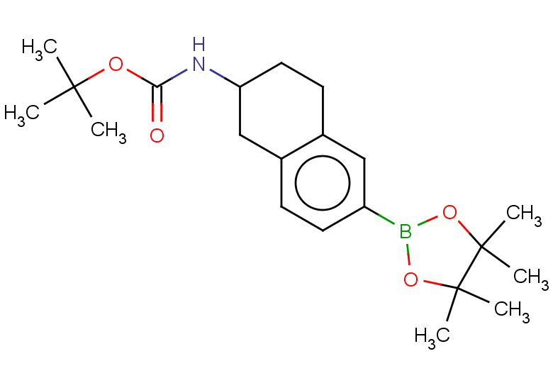 tert-butyl N-[6-(4,4,5,5-tetramethyl-1,3,2-dioxaborolan-2-yl)-1,2,3,4-tetrahydronaphthalen-2-yl]carbamate