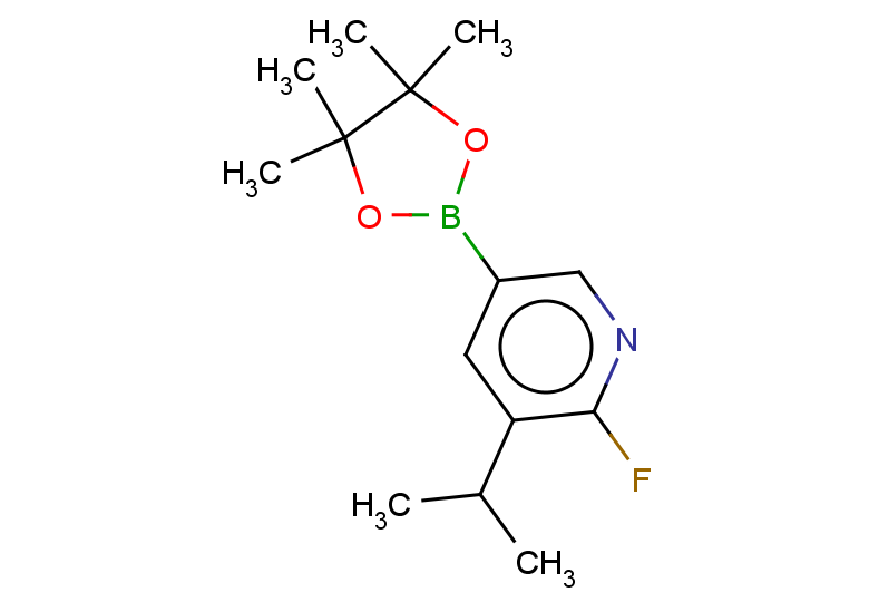 2-fluoro-3-(propan-2-yl)-5-(4,4,5,5-tetramethyl-1,3,2-dioxaborolan-2-yl)pyridine