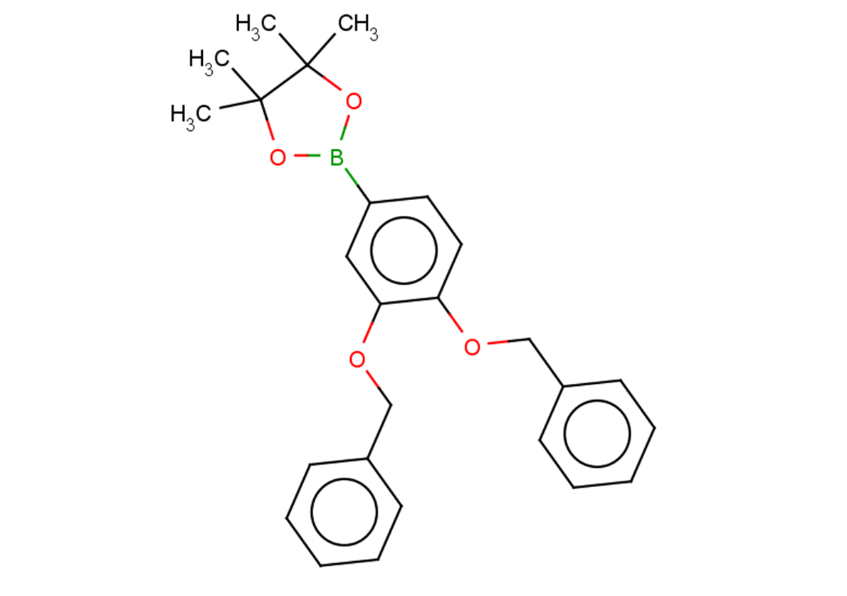 2-[3,4-bis(benzyloxy)phenyl]-4,4,5,5-tetramethyl-1,3,2-dioxaborolane