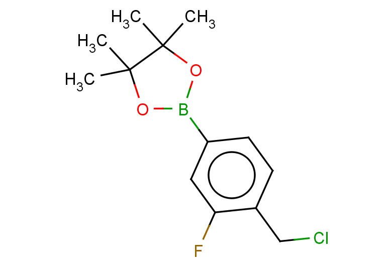 2-[4-(chloromethyl)-3-fluorophenyl]-4,4,5,5-tetramethyl-1,3,2-dioxaborolane