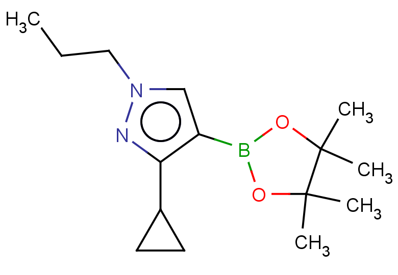 3-cyclopropyl-1-propyl-4-(tetramethyl-1,3,2-dioxaborolan-2-yl)-1H-pyrazole