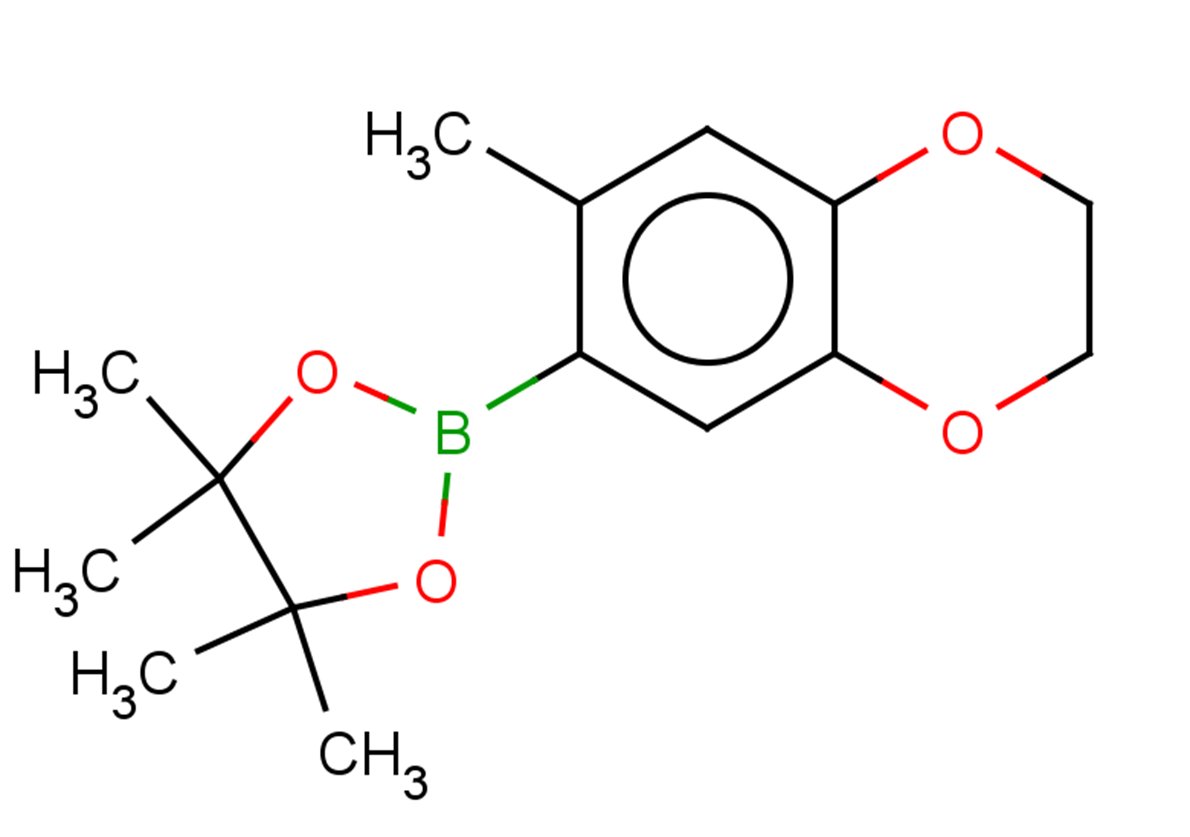 4,4,5,5-tetramethyl-2-(7-methyl-2,3-dihydro-1,4-benzodioxin-6-yl)-1,3,2-dioxaborolane