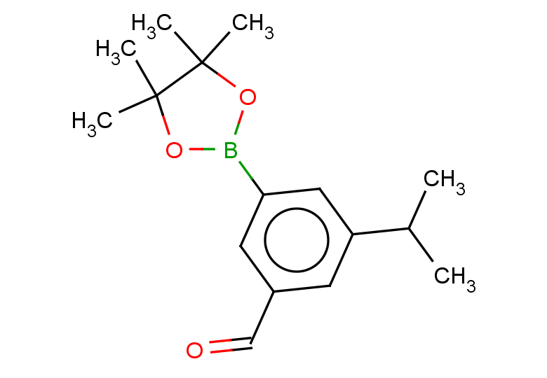 3-(propan-2-yl)-5-(4,4,5,5-tetramethyl-1,3,2-dioxaborolan-2-yl)benzaldehyde