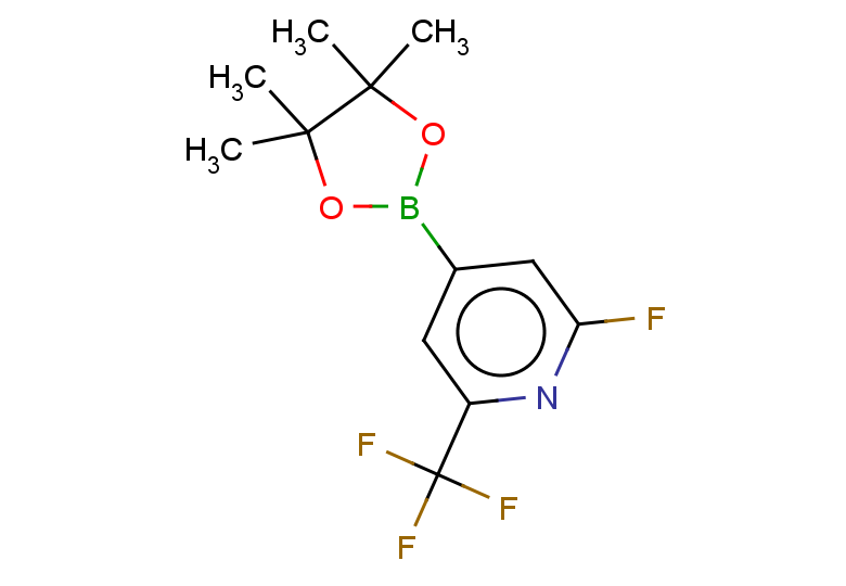 2-fluoro-4-(4,4,5,5-tetramethyl-1,3,2-dioxaborolan-2-yl)-6-(trifluoromethyl)pyridine