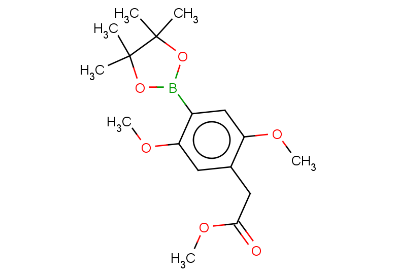 methyl 2-[2,5-dimethoxy-4-(4,4,5,5-tetramethyl-1,3,2-dioxaborolan-2-yl)phenyl]acetate