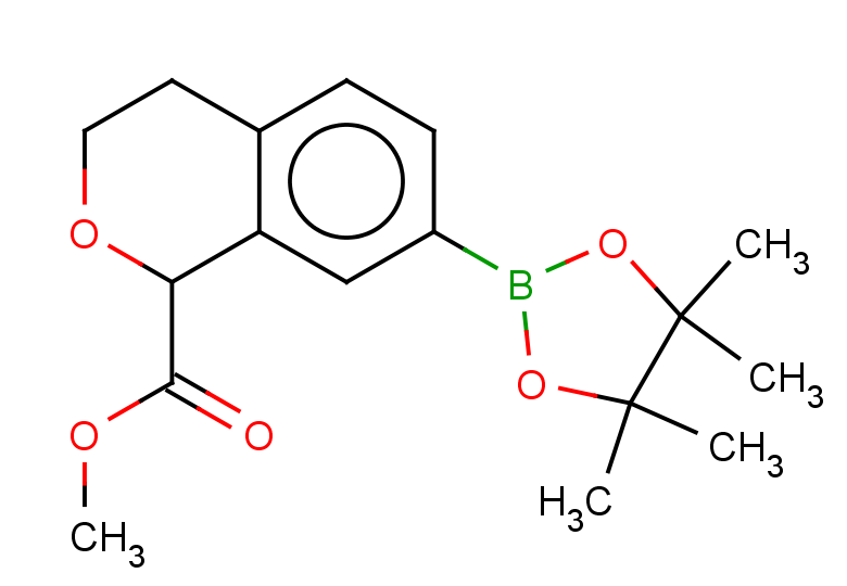 methyl 7-(4,4,5,5-tetramethyl-1,3,2-dioxaborolan-2-yl)-3,4-dihydro-1H-2-benzopyran-1-carboxylate