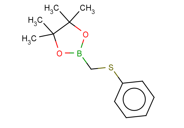 4,4,5,5-tetramethyl-2-[(phenylsulfanyl)methyl]-1,3,2-dioxaborolane