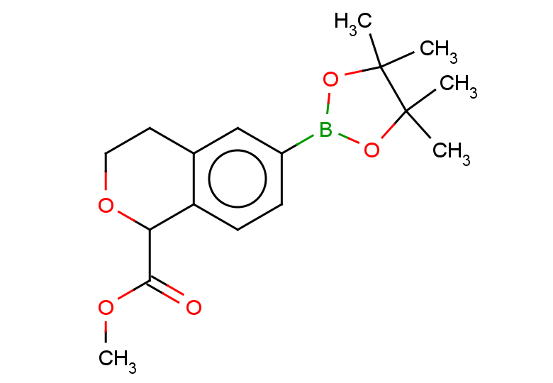 methyl 6-(4,4,5,5-tetramethyl-1,3,2-dioxaborolan-2-yl)-3,4-dihydro-1H-2-benzopyran-1-carboxylate