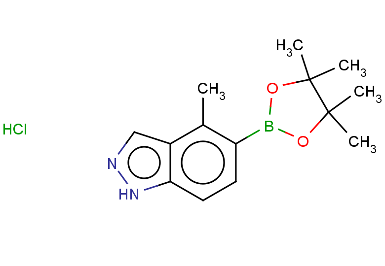 4-methyl-5-(4,4,5,5-tetramethyl-1,3,2-dioxaborolan-2-yl)-1H-indazole hydrochloride