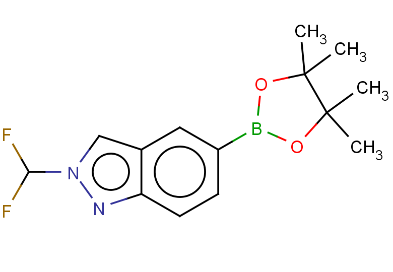 2-(difluoromethyl)-5-(4,4,5,5-tetramethyl-1,3,2-dioxaborolan-2-yl)-2H-indazole