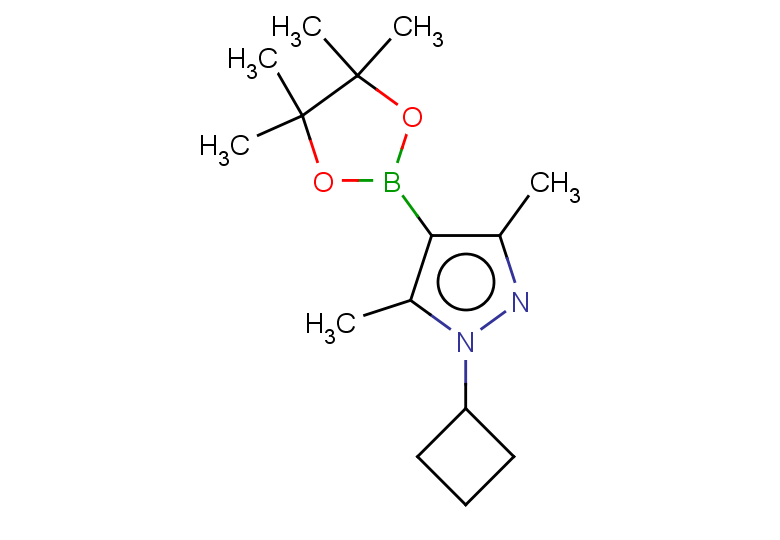 1-cyclobutyl-3,5-dimethyl-4-(4,4,5,5-tetramethyl-1,3,2-dioxaborolan-2-yl)-1H-pyrazole