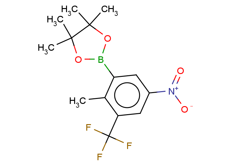4,4,5,5-tetramethyl-2-[2-methyl-5-nitro-3-(trifluoromethyl)phenyl]-1,3,2-dioxaborolane