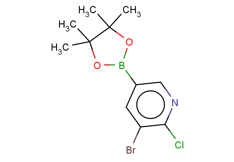3-bromo-2-chloro-5-(4,4,5,5-tetramethyl-1,3,2-dioxaborolan-2-yl)pyridine