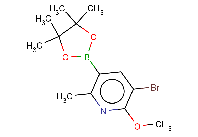 3-bromo-2-methoxy-6-methyl-5-(4,4,5,5-tetramethyl-1,3,2-dioxaborolan-2-yl)pyridine
