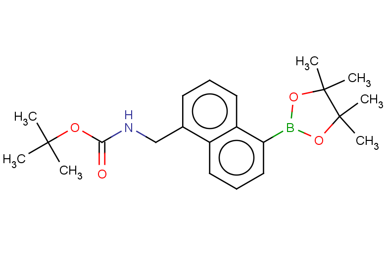 tert-butyl N-{[5-(4,4,5,5-tetramethyl-1,3,2-dioxaborolan-2-yl)naphthalen-1-yl]methyl}carbamate