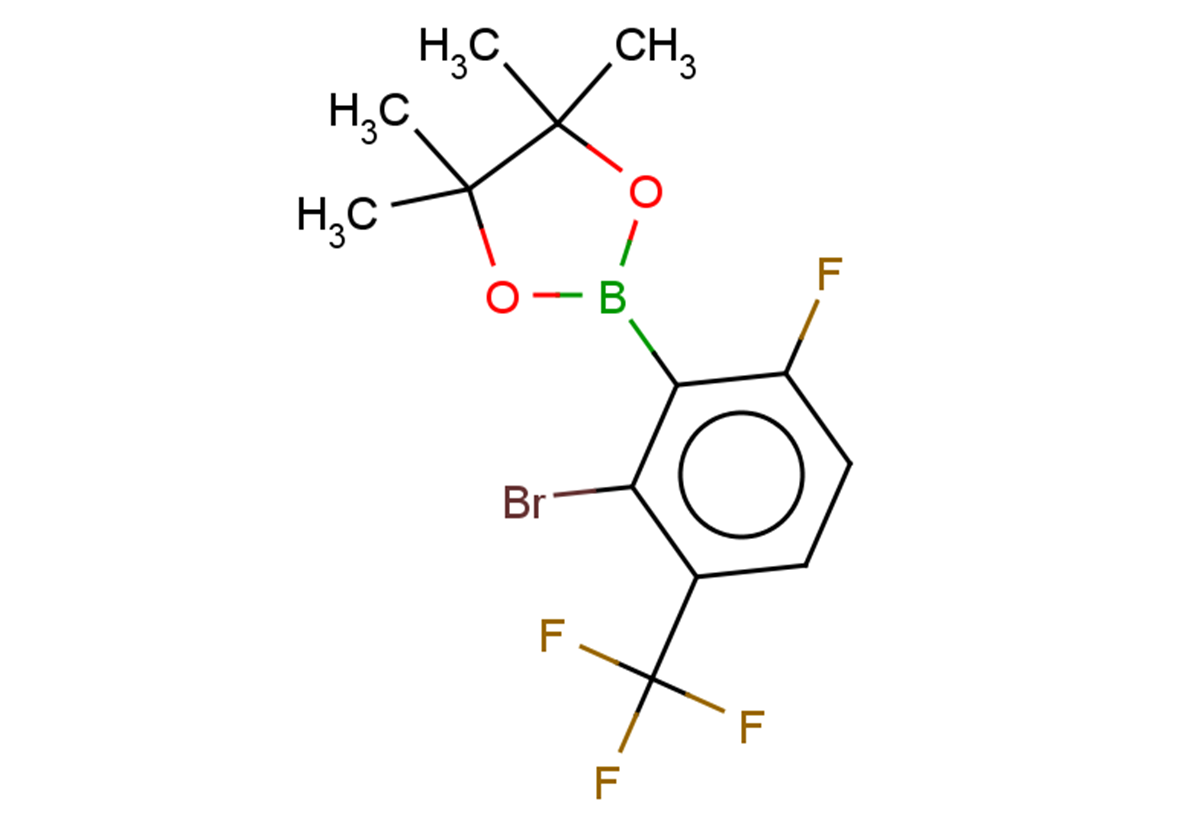 2-[2-bromo-6-fluoro-3-(trifluoromethyl)phenyl]-4,4,5,5-tetramethyl-1,3,2-dioxaborolane
