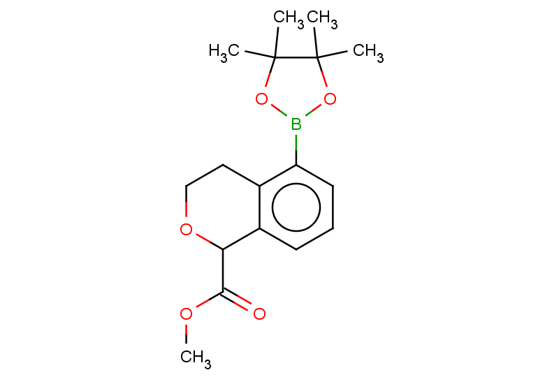 methyl 5-(4,4,5,5-tetramethyl-1,3,2-dioxaborolan-2-yl)-3,4-dihydro-1H-2-benzopyran-1-carboxylate
