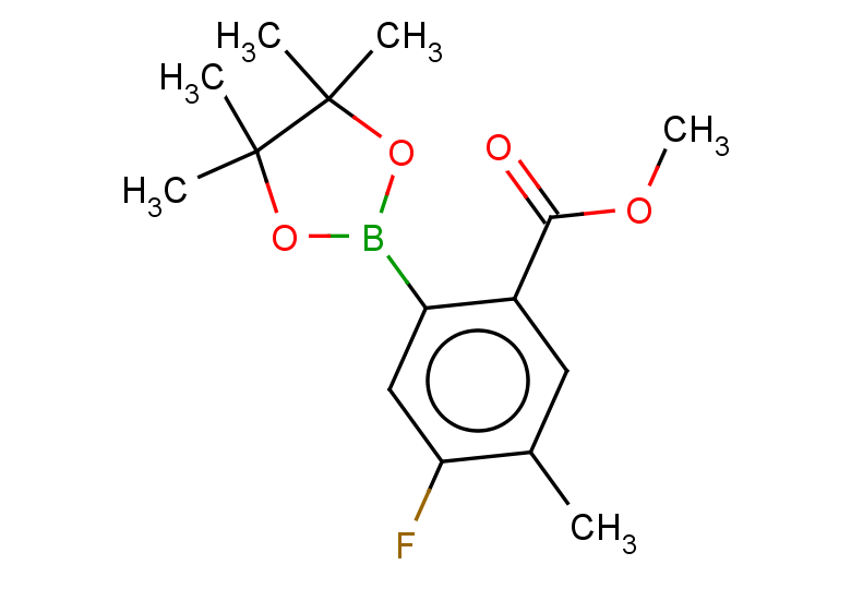 methyl 4-fluoro-5-methyl-2-(4,4,5,5-tetramethyl-1,3,2-dioxaborolan-2-yl)benzoate