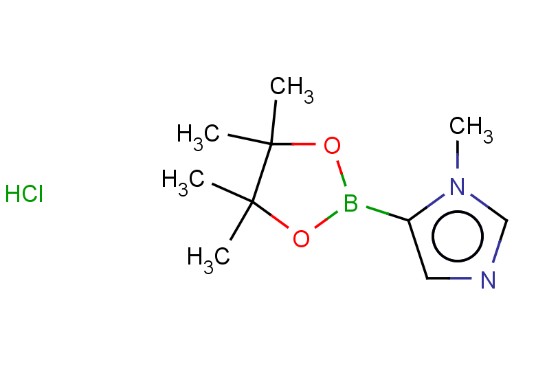 1-methyl-5-(4,4,5,5-tetramethyl-1,3,2-dioxaborolan-2-yl)-1H-imidazole hydrochloride