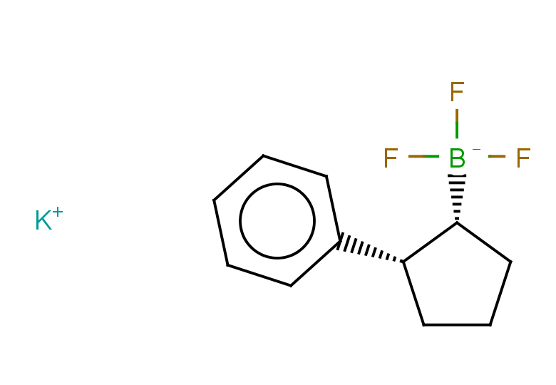 rac-potassium trifluoro[(1R,2S)-2-phenylcyclopentyl]boranuide, cis