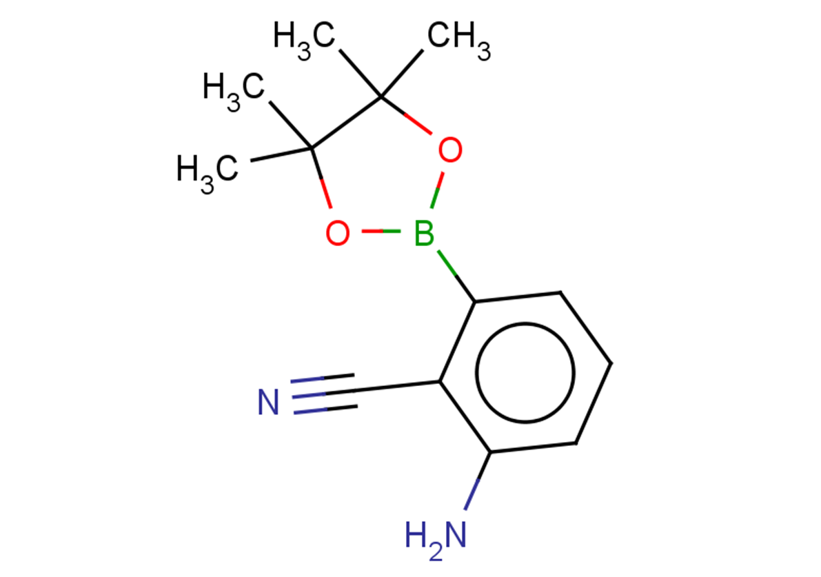 2-amino-6-(4,4,5,5-tetramethyl-1,3,2-dioxaborolan-2-yl)benzonitrile