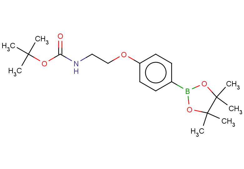 tert-butyl N-{2-[4-(4,4,5,5-tetramethyl-1,3,2-dioxaborolan-2-yl)phenoxy]ethyl}carbamate