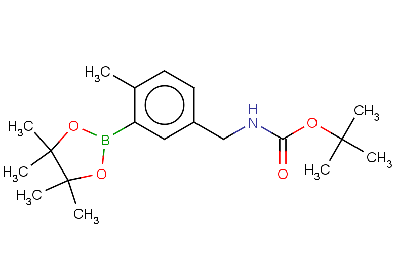 tert-butyl N-{[4-methyl-3-(4,4,5,5-tetramethyl-1,3,2-dioxaborolan-2-yl)phenyl]methyl}carbamate