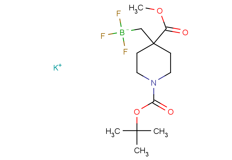 potassium ({1-[(tert-butoxy)carbonyl]-4-(methoxycarbonyl)piperidin-4-yl}methyl)trifluoroboranuide