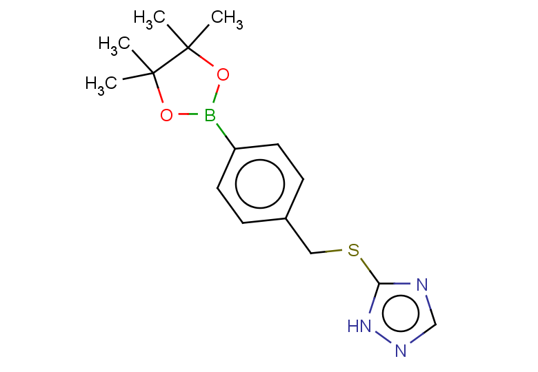5-({[4-(tetramethyl-1,3,2-dioxaborolan-2-yl)phenyl]methyl}sulfanyl)-1H-1,2,4-triazole