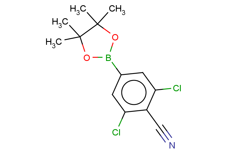 2,6-dichloro-4-(4,4,5,5-tetramethyl-1,3,2-dioxaborolan-2-yl-benzonitrile