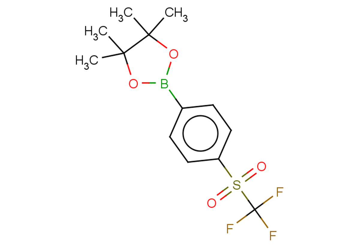 4,4,5,5-tetramethyl-2-(4-trifluoromethanesulfonylphenyl)-1,3,2-dioxaborolane
