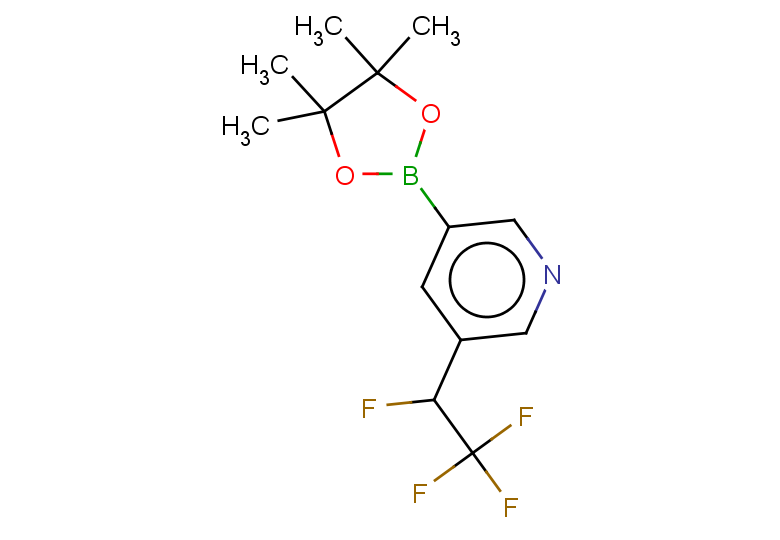 3-(1,2,2,2-tetrafluoroethyl)-5-(4,4,5,5-tetramethyl-1,3,2-dioxaborolan-2-yl)pyridine