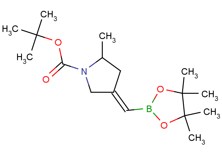 tert-butyl (4E)-2-methyl-4-[(tetramethyl-1,3,2-dioxaborolan-2-yl)methylidene]pyrrolidine-1-carboxylate
