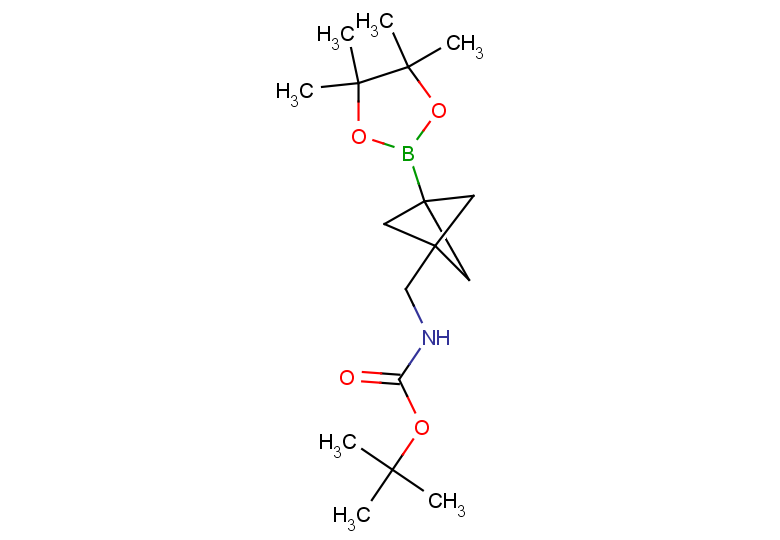 tert-butyl N-{[3-(tetramethyl-1,3,2-dioxaborolan-2-yl)bicyclo[1.1.1]pentan-1-yl]methyl}carbamate