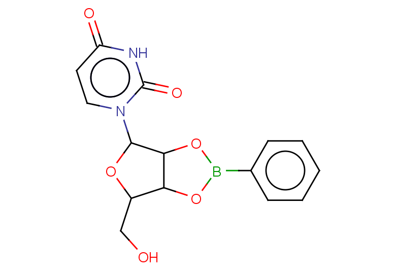 1-[6-(hydroxymethyl)-2-phenyl-tetrahydro-2H-furo[3,4-d][1,3,2]dioxaborol-4-yl]-1,2,3,4-tetrahydropyrimidine-2,4-dione