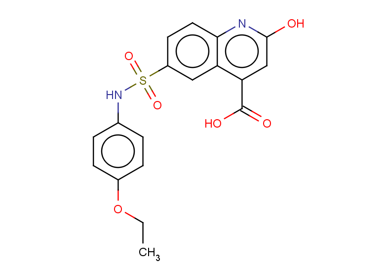 6-[(4-ethoxyphenyl)sulfamoyl]-2-hydroxyquinoline-4-carboxylic acid