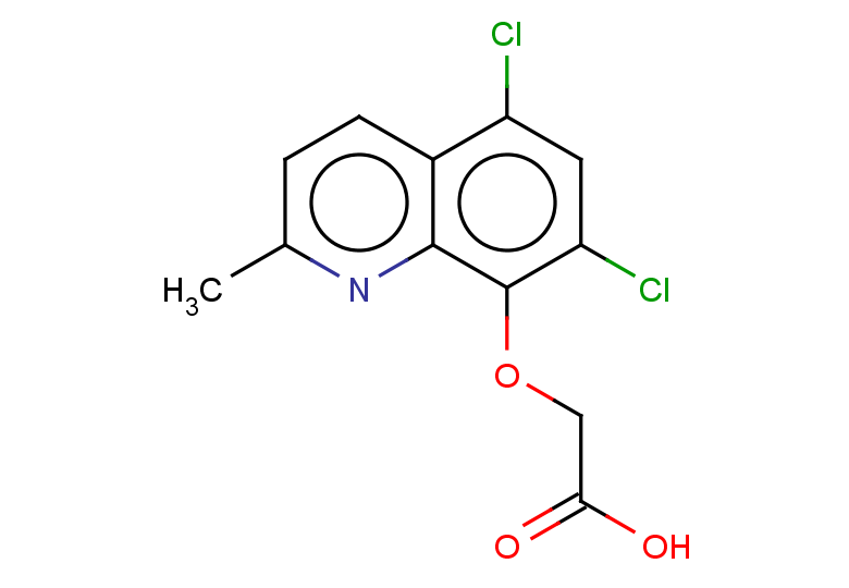 2-[(5,7-dichloro-2-methylquinolin-8-yl)oxy]acetic acid