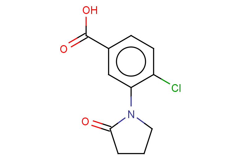 4-chloro-3-(2-oxopyrrolidin-1-yl)benzoic acid