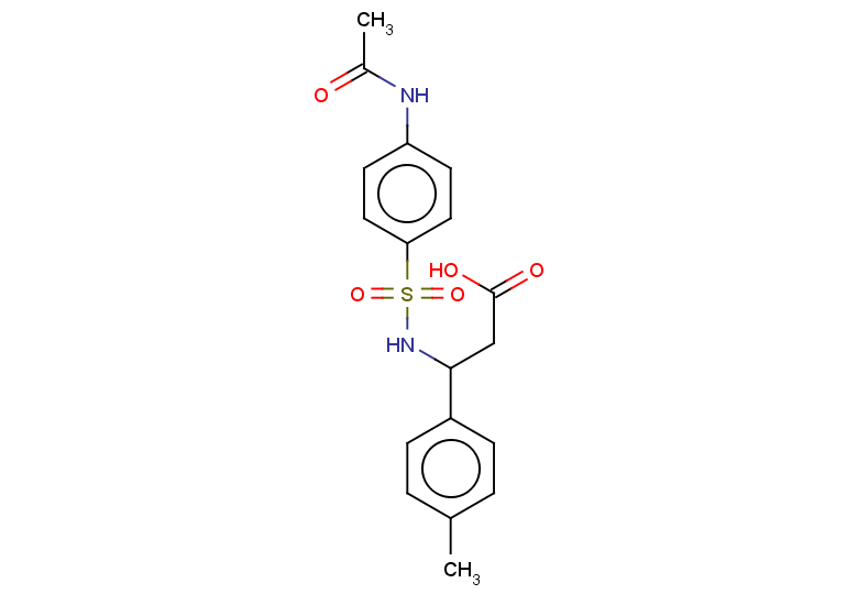 3-(4-acetamidobenzenesulfonamido)-3-(4-methylphenyl)propanoic acid