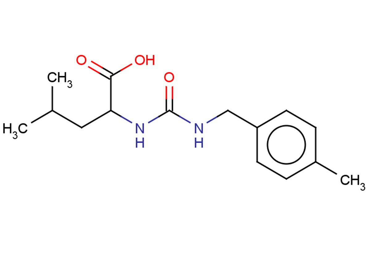 4-methyl-2-({[(4-methylphenyl)methyl]carbamoyl}amino)pentanoic acid