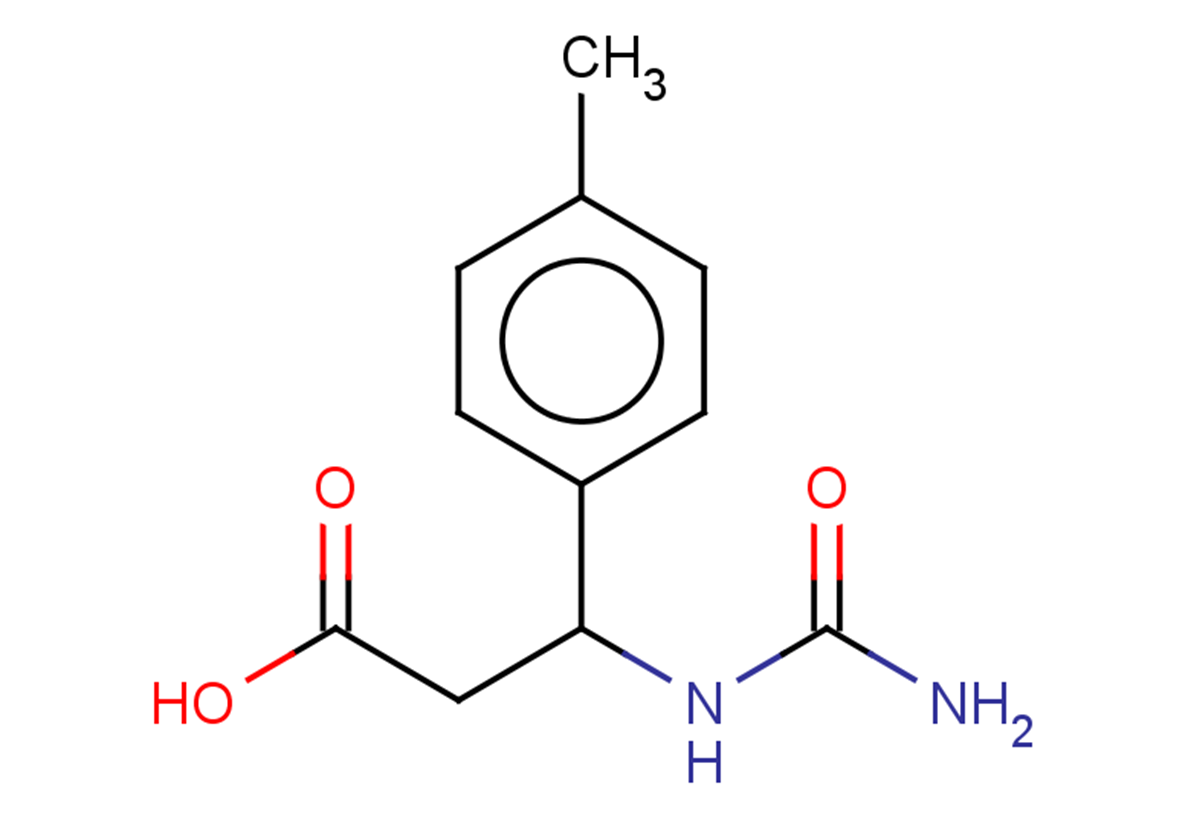 3-(carbamoylamino)-3-(4-methylphenyl)propanoic acid